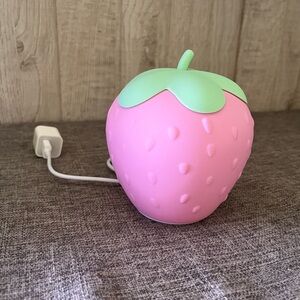 Pink Strawberry-Shaped Night Light